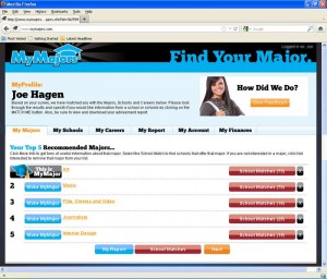MyMajors Profile Pages!